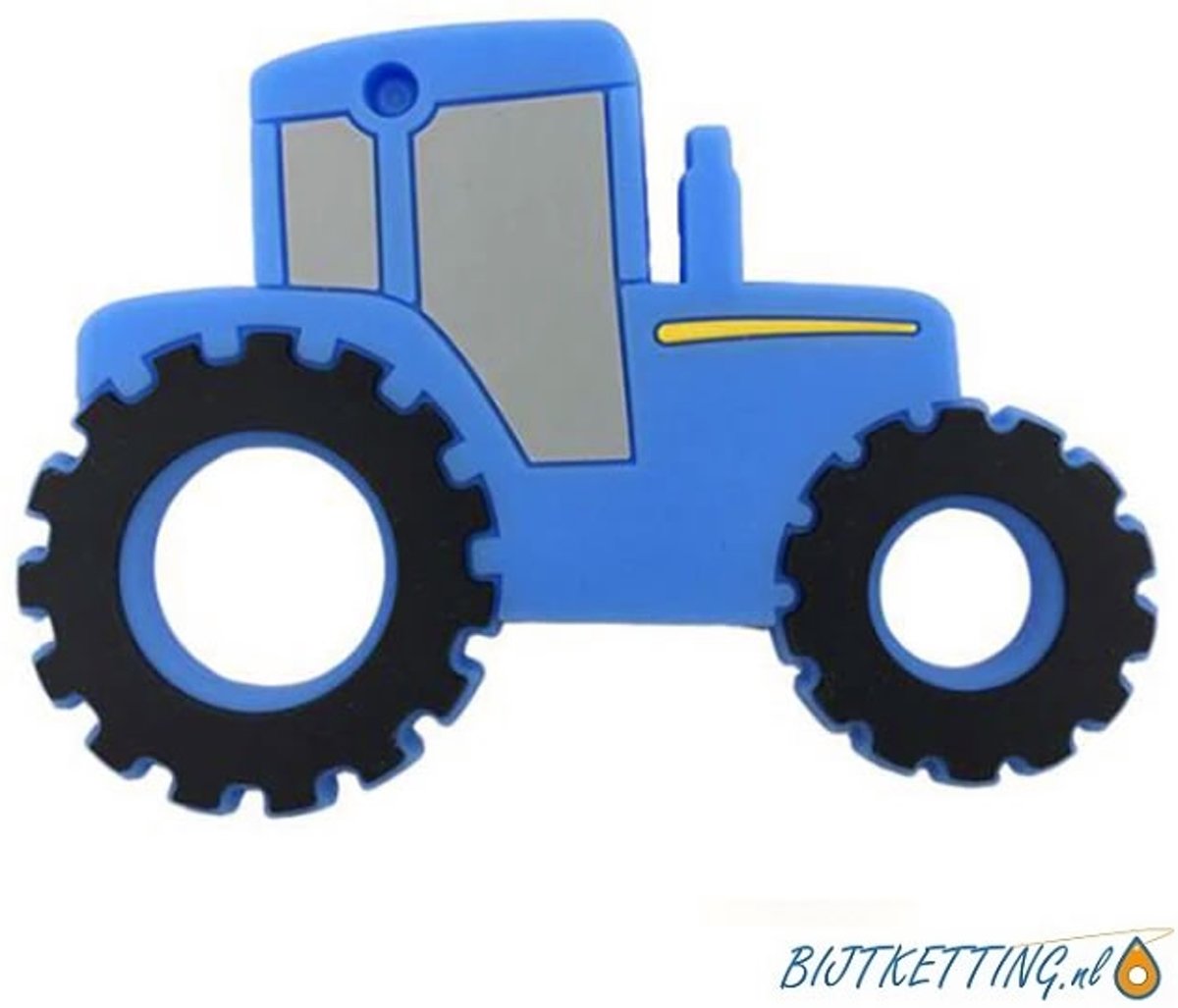 Bijtketting blauw jongens | Tractor | Traktor | Trekker